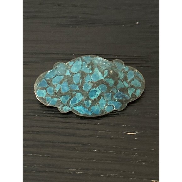 Lot of 13 Vintage/Non-Vintage Assorted Brooches/Pins Needlepoint Brutalist Wood - Picture 7 of 14